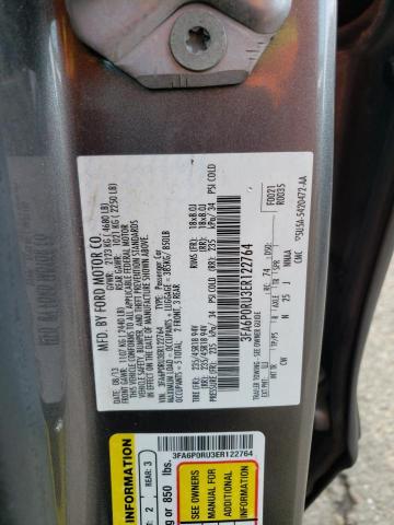 3FA6P0RU3ER122764 Ford Fusion Titanium Hev