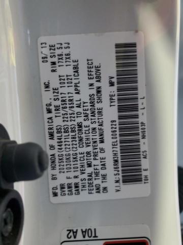 5J6RM3H77EL006229 Honda CR-V EXL