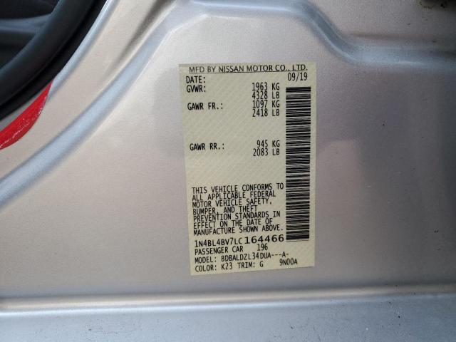 1N4BL4BV7LC164466 Nissan ALTIMA S