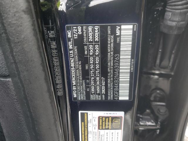 4JGFB4KB2NA639763 Mercedes-Benz Gle 350 4matic