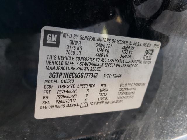 3GTP1NEC0GG177343 GMC Sierra C1500 Slt