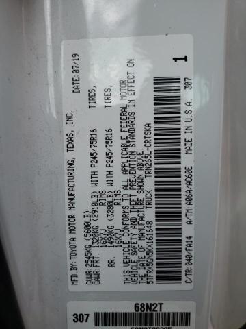 5TFRX5GN5KX161648 Toyota Tacoma Access Cab