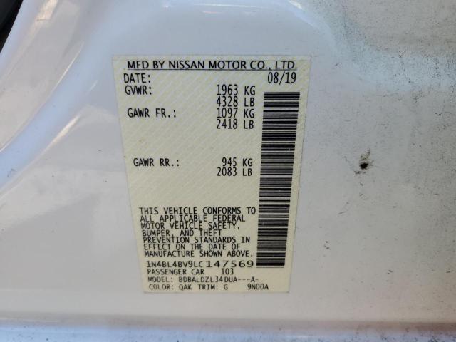 1N4BL4BV9LC147569 Nissan ALTIMA S