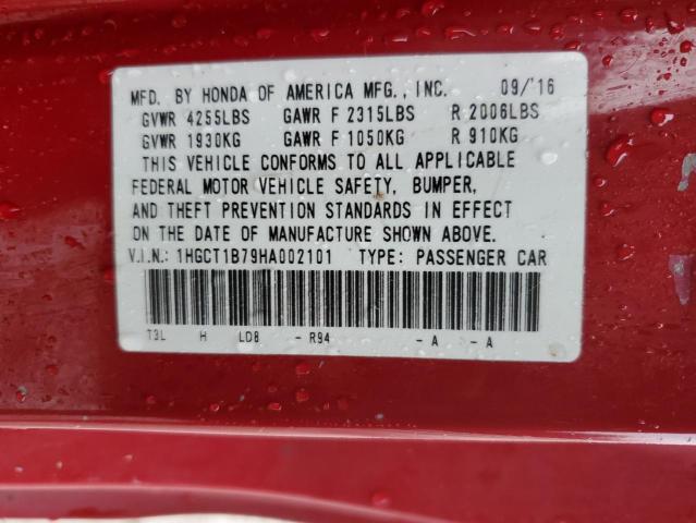 1HGCT1B79HA002101 Honda ACCORD EX