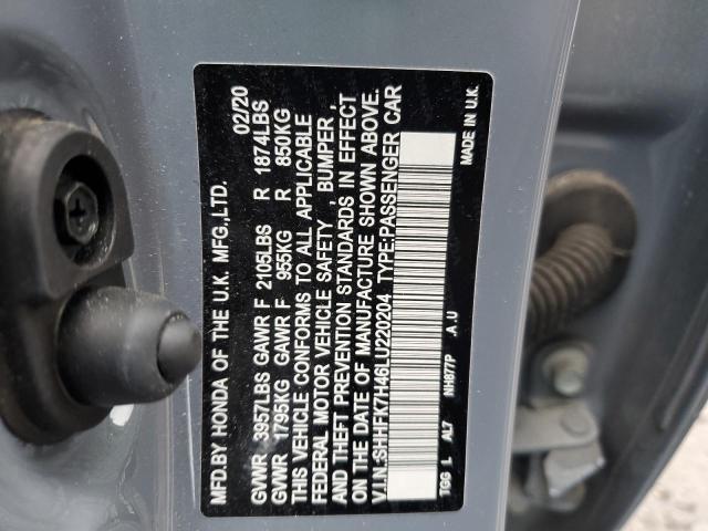 SHHFK7H46LU220204 Honda Civic Sport
