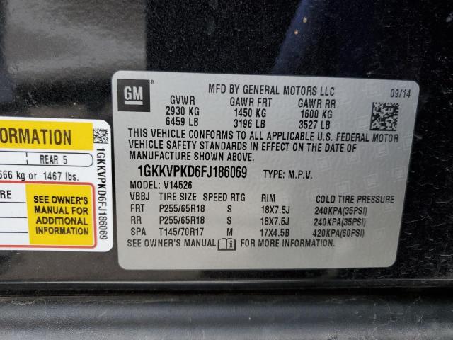 1GKKVPKD6FJ186069 GMC ACADIA SLE