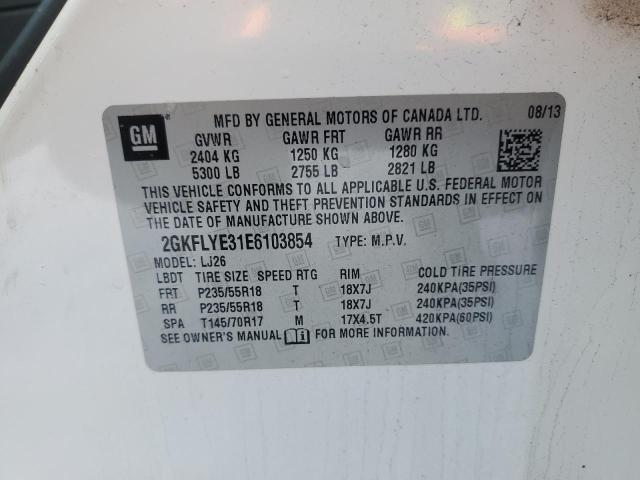 2GKFLYE31E6103854 GMC Terrain Slt
