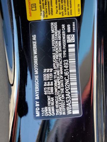 WBA53AP02NCJ61493 BMW 430I