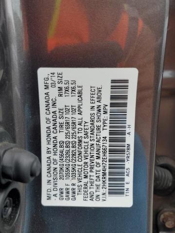 2HKRM4H72EH667134 Honda CR-V EXL