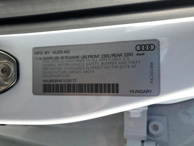 WAUBFGFF4F1078177 Audi A3 PREMIUM