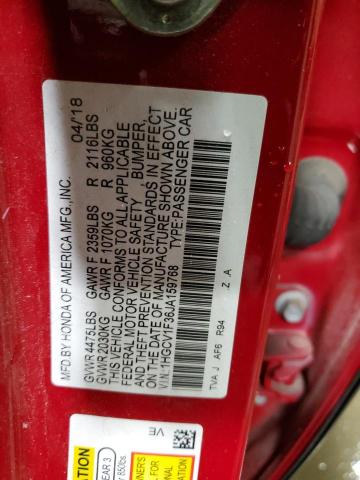 1HGCV1F36JA159768 Honda Accord Sport