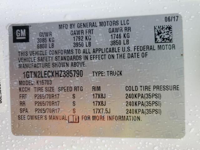 1GTN2LECXHZ385790 GMC Sierra K1500