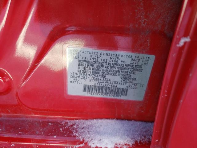3N1AB7AP7HL670309 Nissan SENTRA S