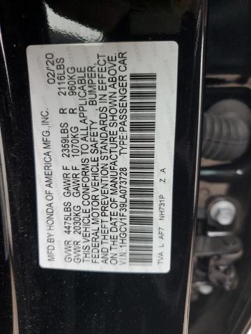 1HGCV1F39LA073728 Honda Accord Sport