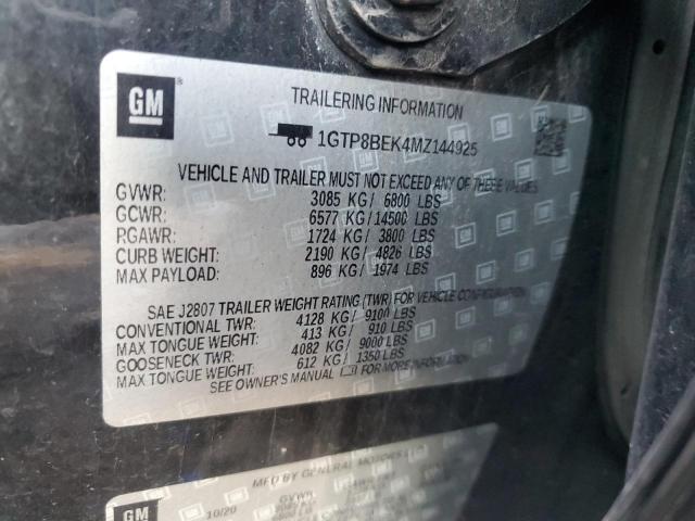 1GTP8BEK4MZ144925 GMC SIERRA C15
