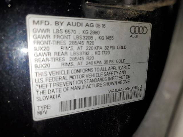 WA1LAAF79HD019214 Audi Q7 Premium Plus