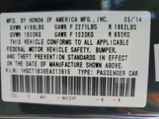 1HGCT1B36EA013615 Honda Accord Lx-s