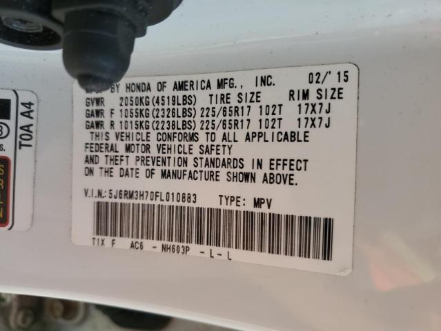 5J6RM3H70FL010883 Honda CR-V EXL