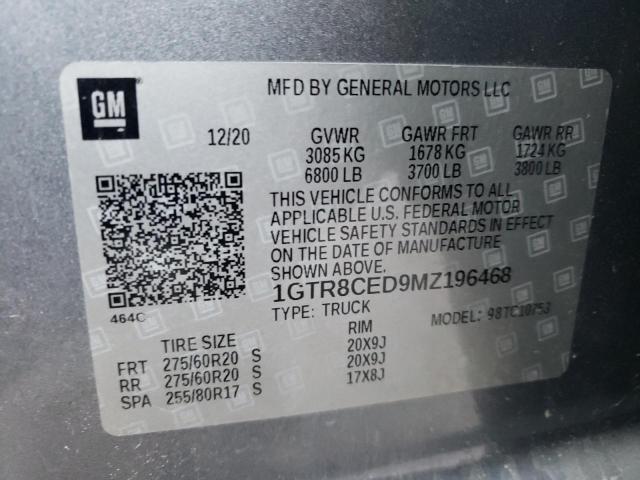 1GTR8CED9MZ196468 GMC Sierra C1500 Elevation