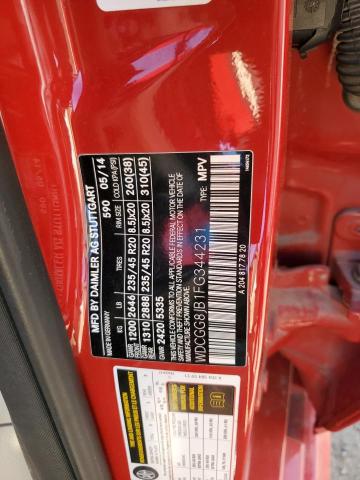 WDCGG8JB1FG344231 Mercedes-Benz Glk 350 4matic