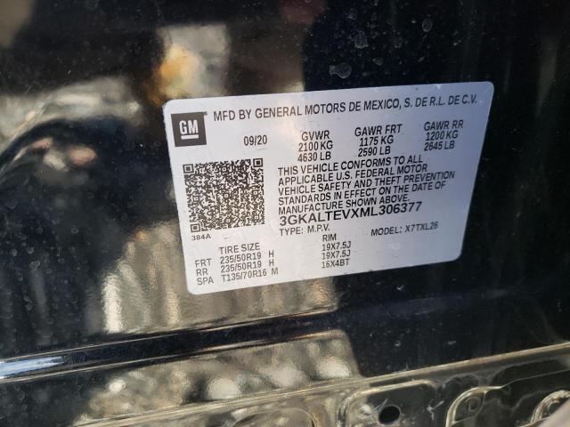 3GKALTEVXML306377 GMC Terrain Sle