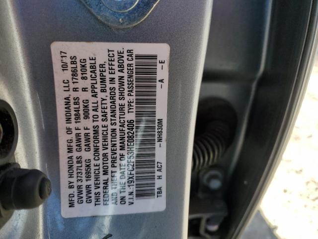 19XFC2F53HE082406 Honda Civic Lx