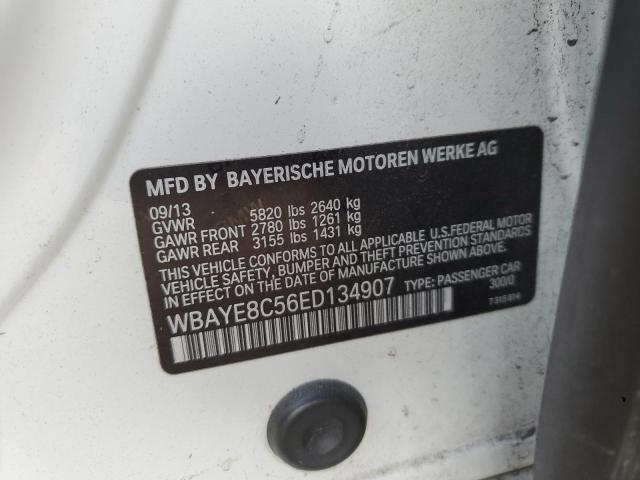 WBAYE8C56ED134907 BMW 750 LI