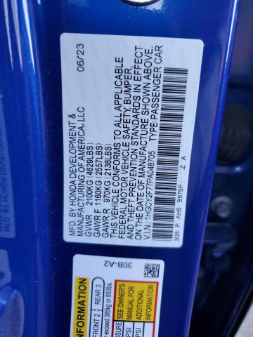1HGCY2F77PA048705 Honda Accord Hybrid Sport-l