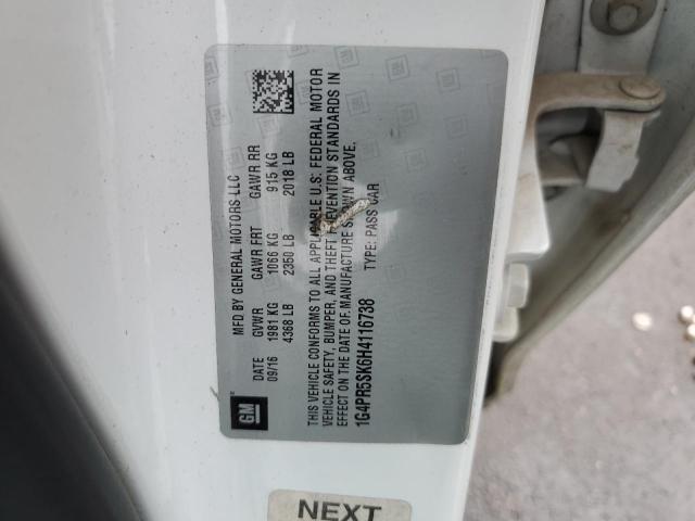 1G4PR5SK6H4116738 Buick Verano Sport Touring