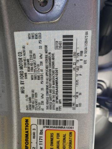 3FMCR9A69MRA10361 Ford BRONCO SPORT