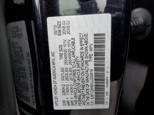 5J8TC2H6XLL003419 Acura Rdx A-spec