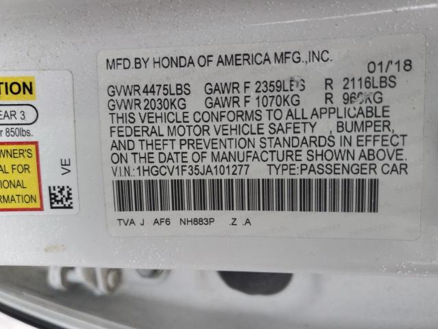 1HGCV1F35JA101277 Honda Accord Sport