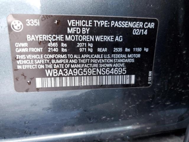WBA3A9G59ENS64695 BMW 335 I