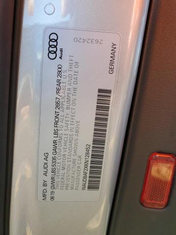 WAUD8AF2XKN128452 Audi A6 PREMIUM