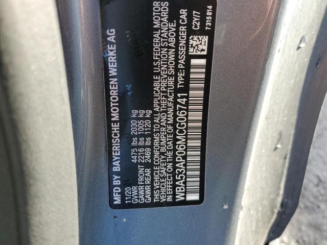 WBA53AP06MCG06741 BMW 430I