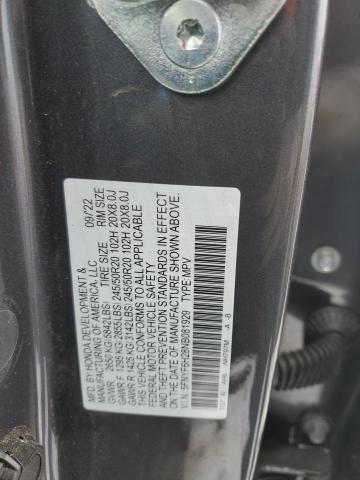 5FNYF6H28NB081929 Honda PILOT SE