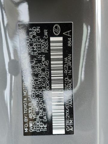 JTHGZ5BCXP5027145 Lexus Rc 350 Base