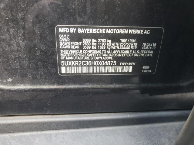 5UXKR2C36H0X04875 BMW X5 Sdrive35i