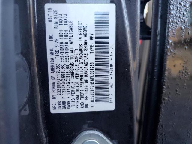 5J6TF2H56FL004269 Honda Crosstour Exl