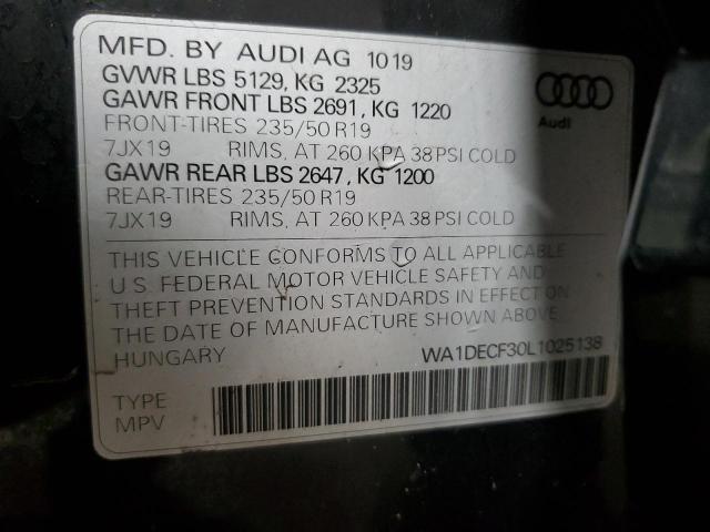 WA1DECF30L1025138 Audi Q3 Premium S Line