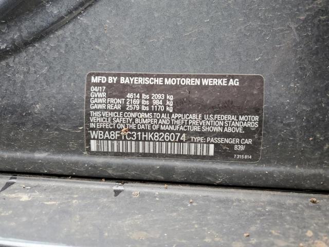 WBA8F1C31HK826074 BMW 328 D Xdrive