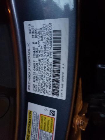 1HGCV1F44KA093280 Honda ACCORD EX