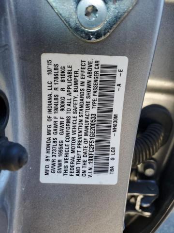 19XFC2F51GE200533 Honda Civic Lx