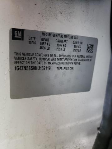 1G4ZN5SS9HU152119 Buick Lacrosse Preferred
