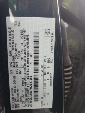 1FMCU9J97NUB87283 Ford Escape Titanium