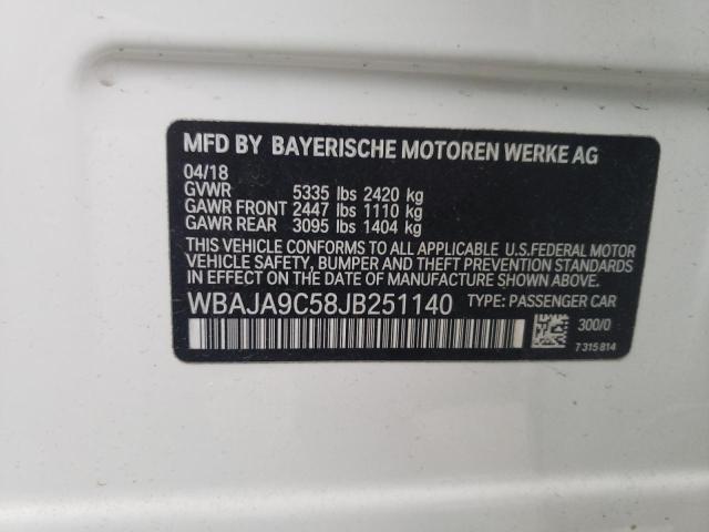 WBAJA9C58JB251140 BMW 530e