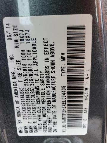 5J6TF2H5XEL004435 Honda Crosstour Exl
