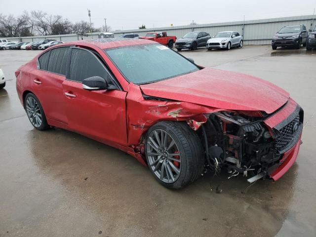 JN1FV7DP1MM850443 Infiniti Q50 Red Sport 400