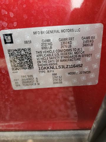 1GKKNLLS3LZ116452 GMC Acadia At4