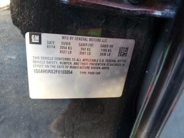 1G6AH5RX2F0103054 Cadillac ATS LUXURY